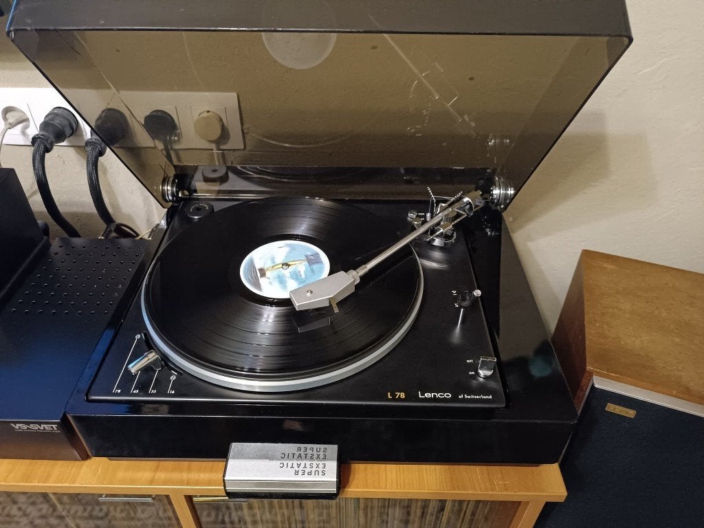 LENCO L-78 in zeer goede staat, TV, Hi-fi & Vidéo, Tourne-disques, Enlèvement, Utilisé, Tourne-disque, Autres marques