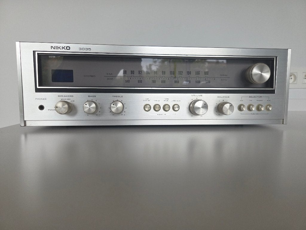 Nikko 3035 receiver, Audio, Tv en Foto, Versterkers en Ontvangers, Ophalen, Gebruikt
