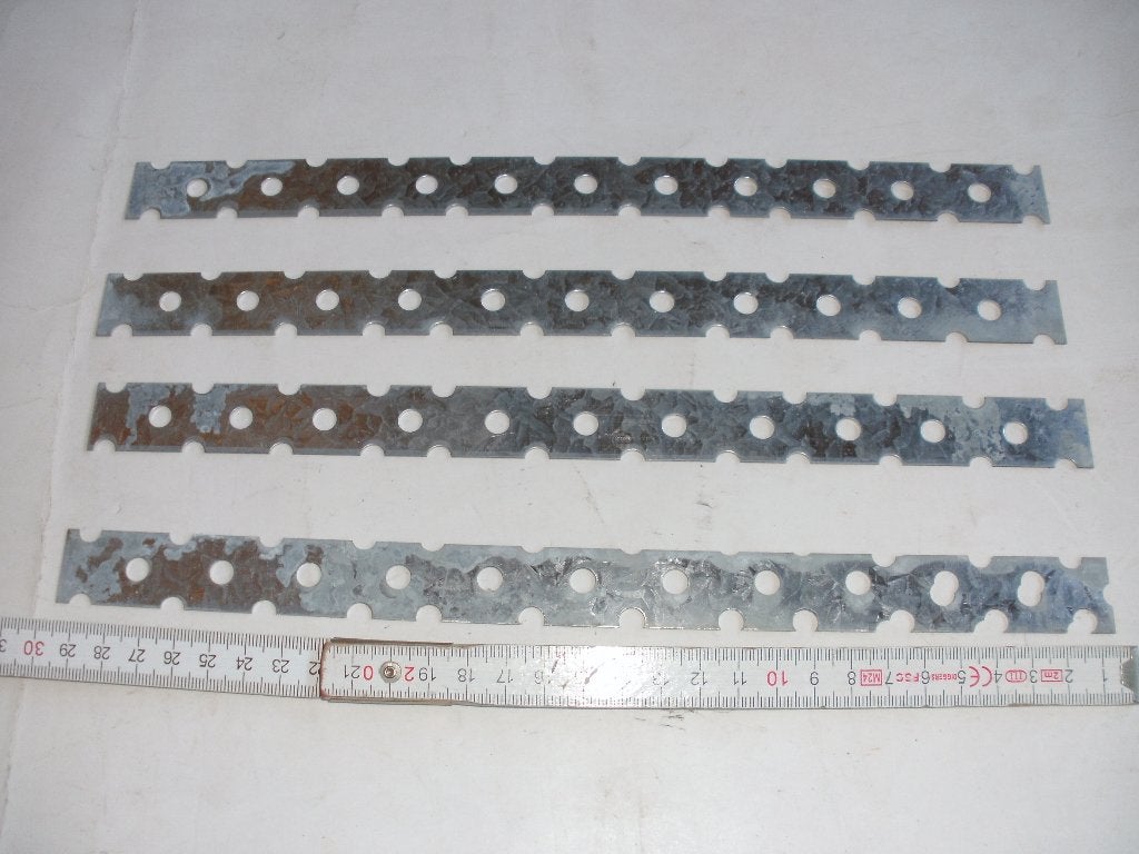 metalen verbindingslatjes 300X22X1mm, Doe-het-zelf en Bouw, Metalen, Ophalen of Verzenden, Nieuw, IJzer