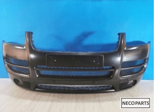 VW Touareg 1 7L R-LINE 02-06 VOORBUMPER ORIGINEEL KLEUR LC9Z, Volkswagen, -, Utilisé, -