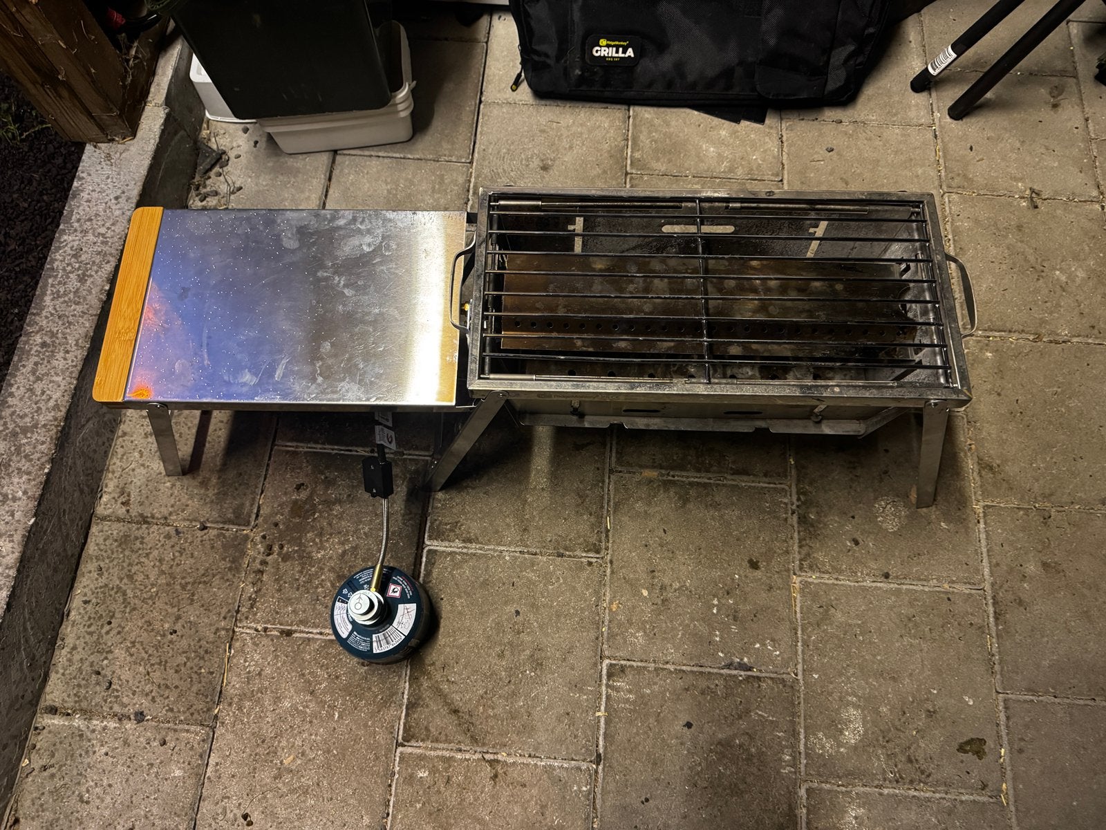 Ridgemonkey grilla bbq, Ophalen, Gebruikt