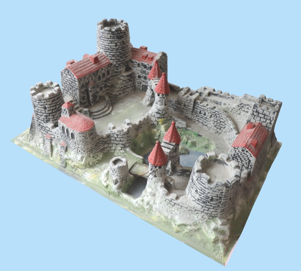 Groot plastic speelgoedkasteel 80s ECO Spielwaren, Ophalen, Gebruikt, Jongen of Meisje