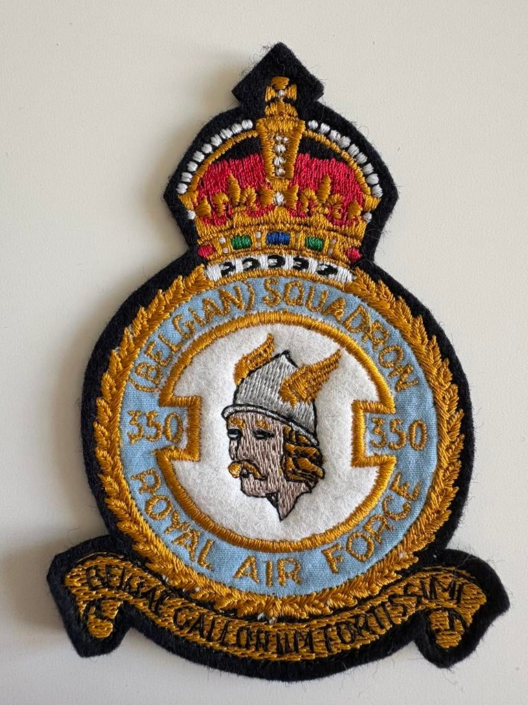 Belgian Air Force 350th squadron patch, Collections, Enlèvement ou Envoi