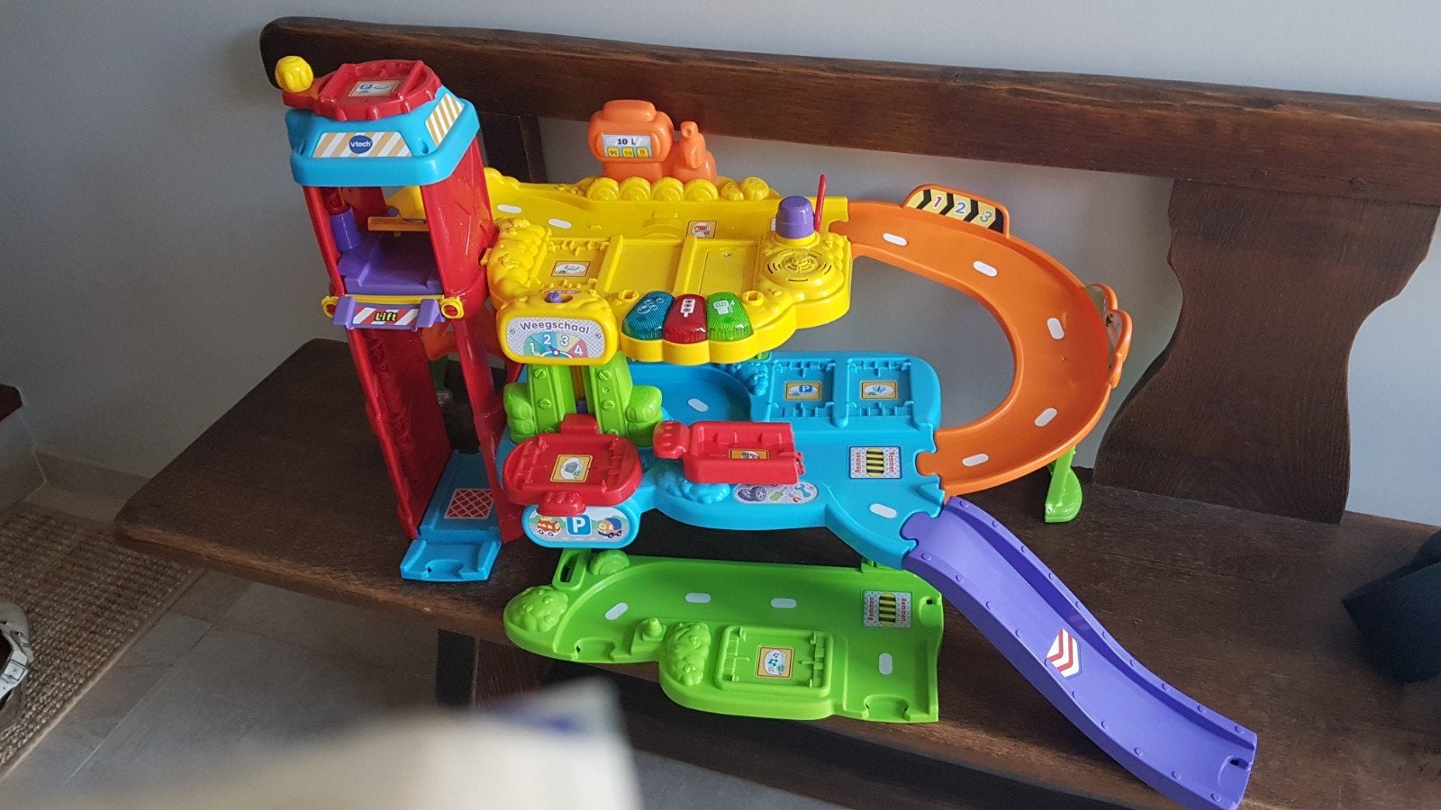 Toet toet autogarage met autootjes en olifantje, Kinderen en Baby's, Speelgoed | Vtech, Ophalen of Verzenden