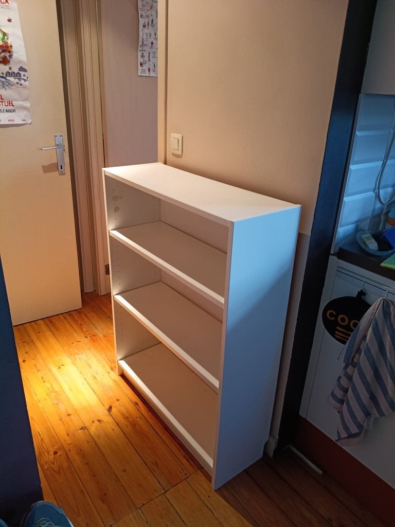 Meuble IKEA BILLY blanche // IKEA Billy white storage unit, Maison & Meubles, 25 à 50 cm, Moins de 100 cm, 100 à 150 cm, Enlèvement