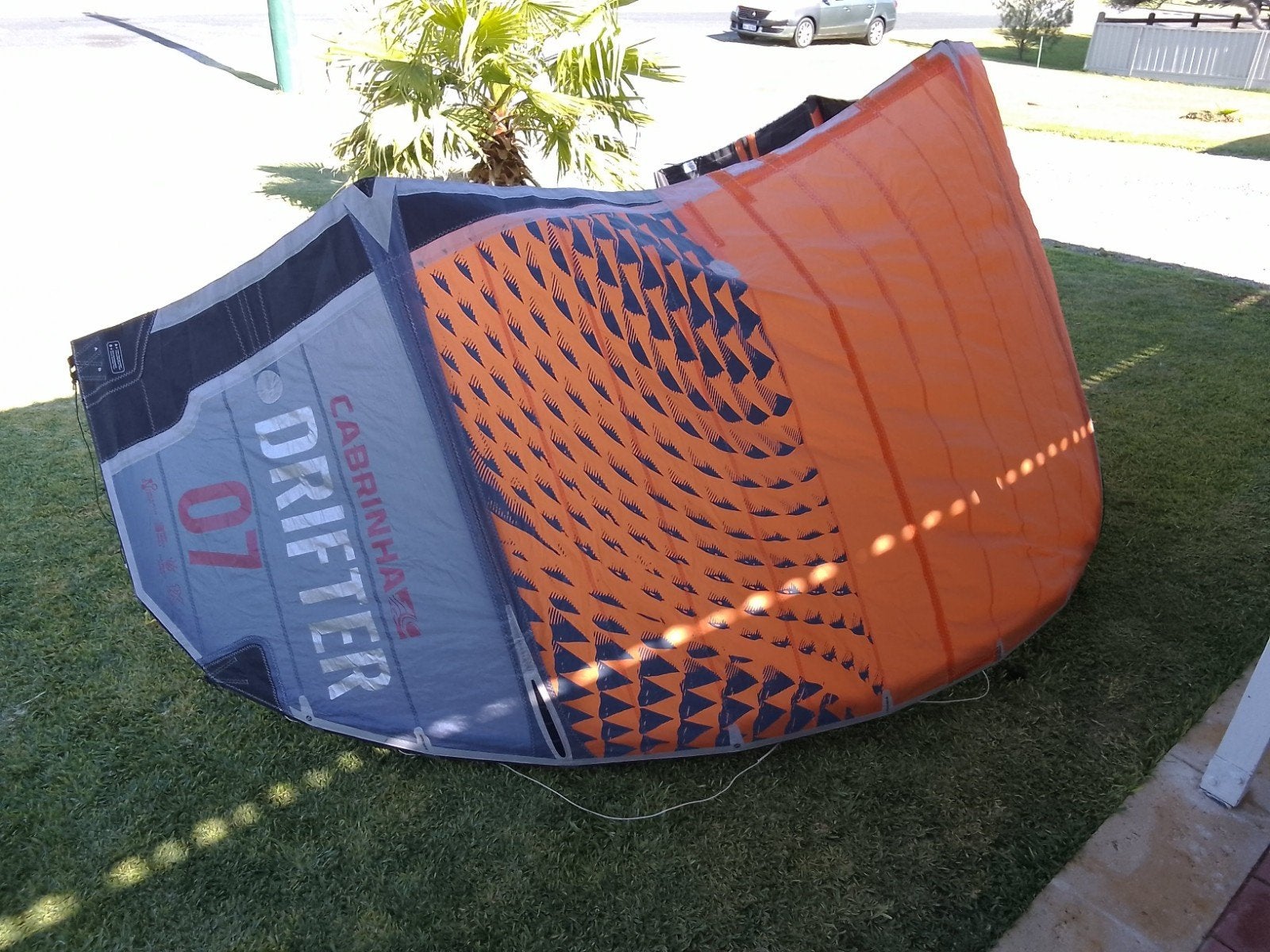 cabrinha drifter 7m, Watersport en Boten, Kitesurfen, Ophalen, Gebruikt, Geen board, Kite