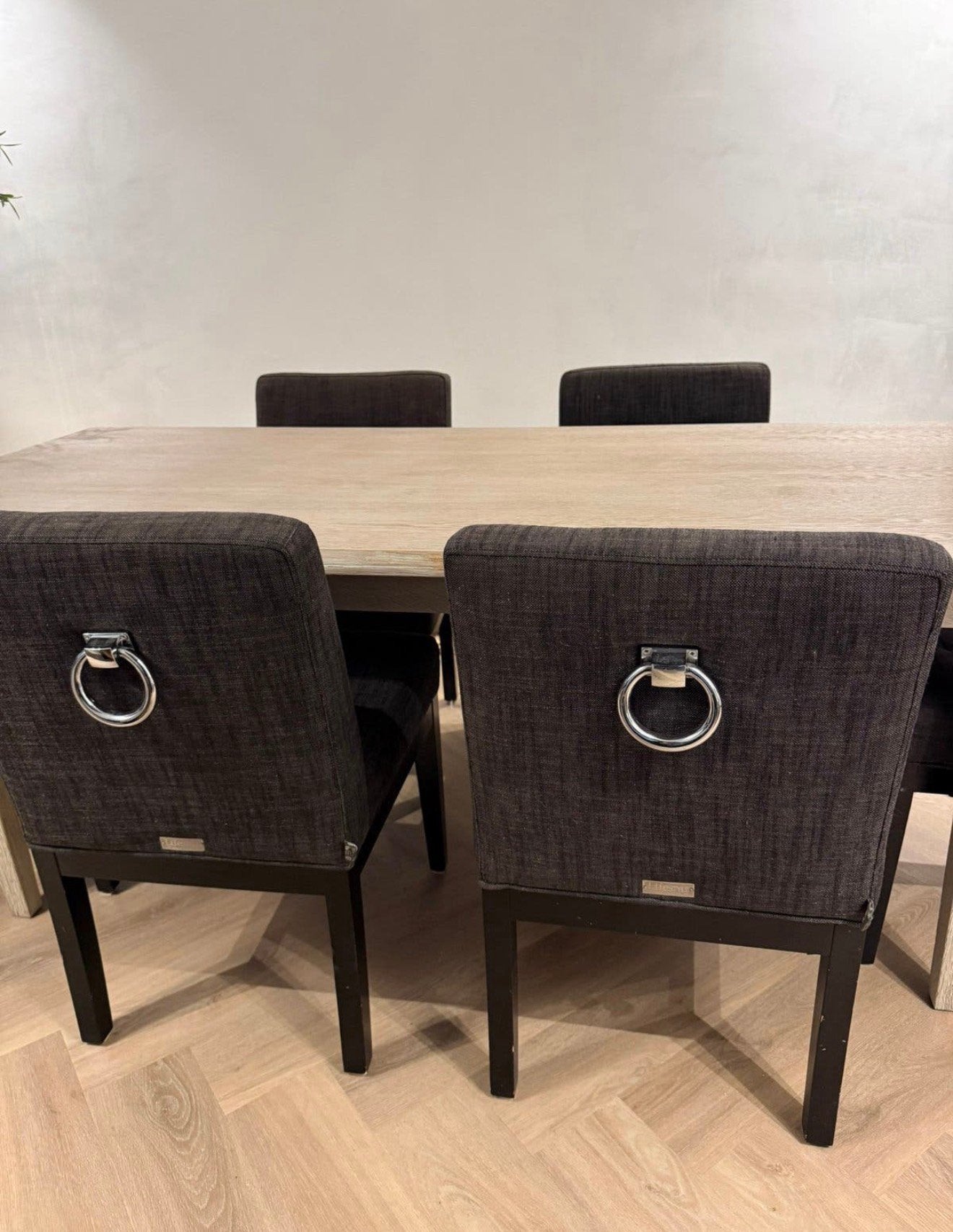 6 eetstoelen, Ophalen, Gebruikt