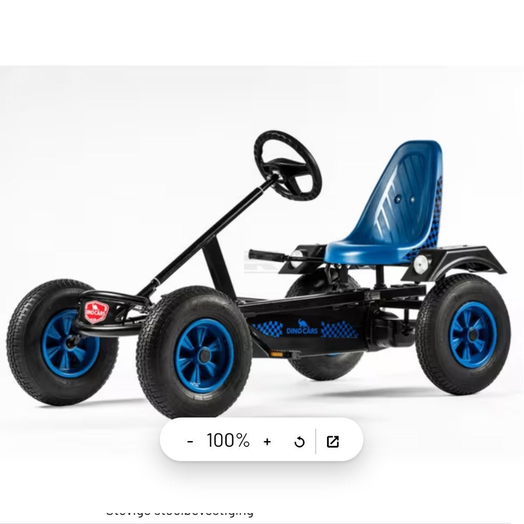Go-cart Dino Cars gans nieuw (vanaf 5j), Ophalen, Nieuw, Overige merken, Vrijloopautomaat
