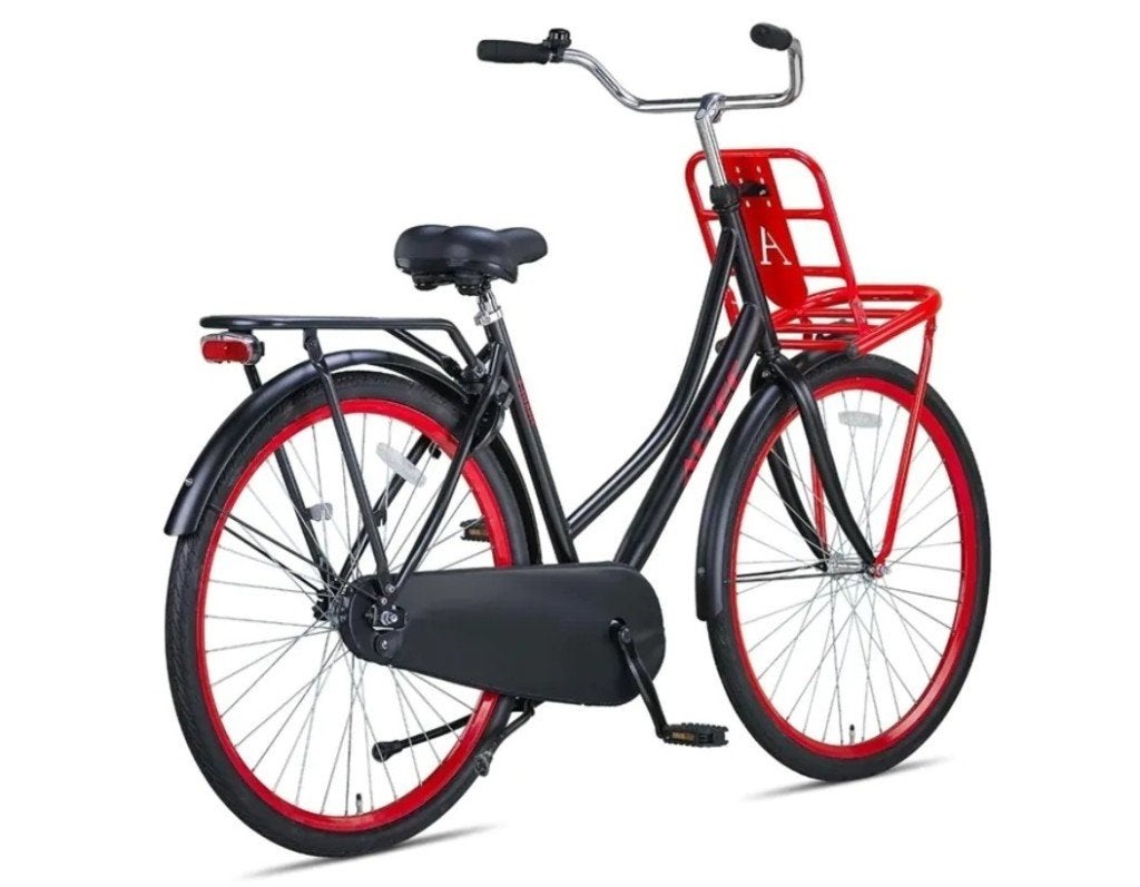 Altec Classic 28inch Transportfiets Dames Zwart-Rood Nieuw, Neuf, Autres marques, Frein à rétropédalage, Enlèvement