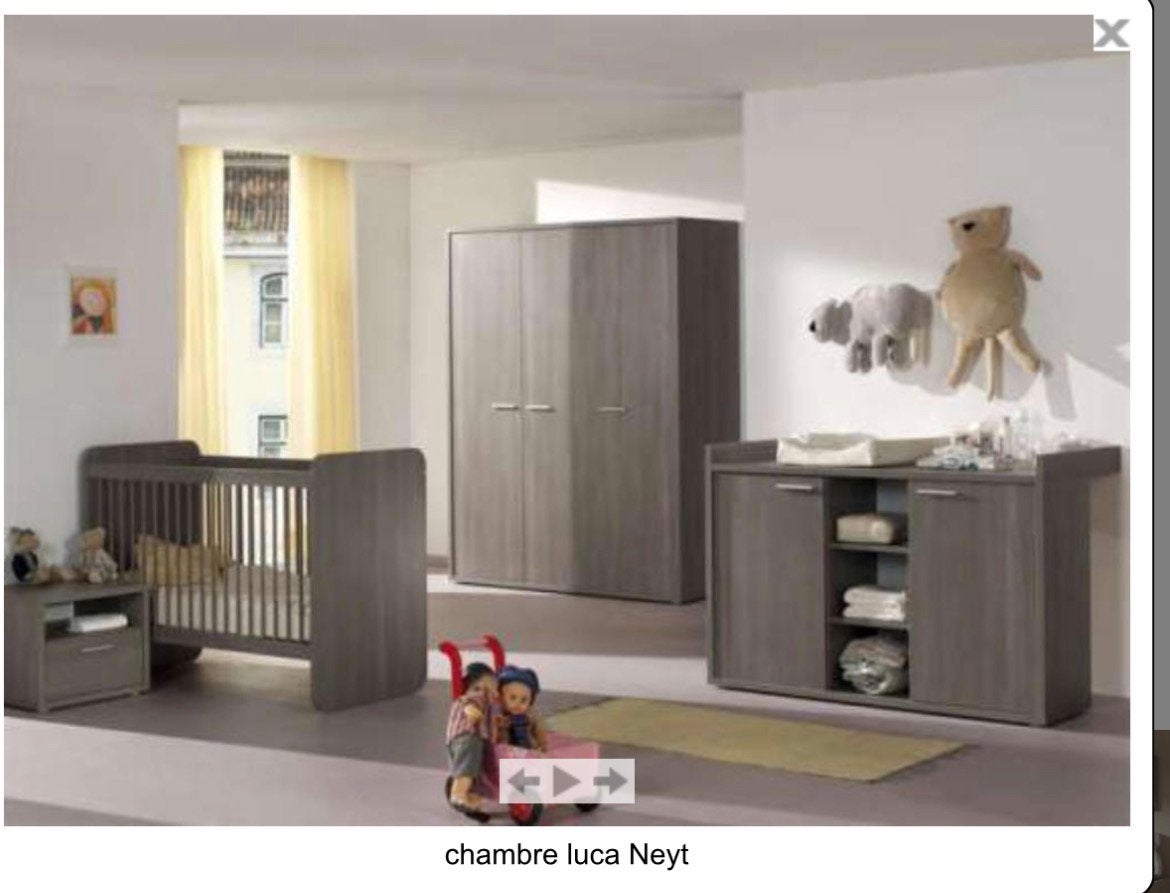 Chambre enfant neyt luca avec lit evolutif, Enfants & Bébés, Enlèvement, Comme neuf