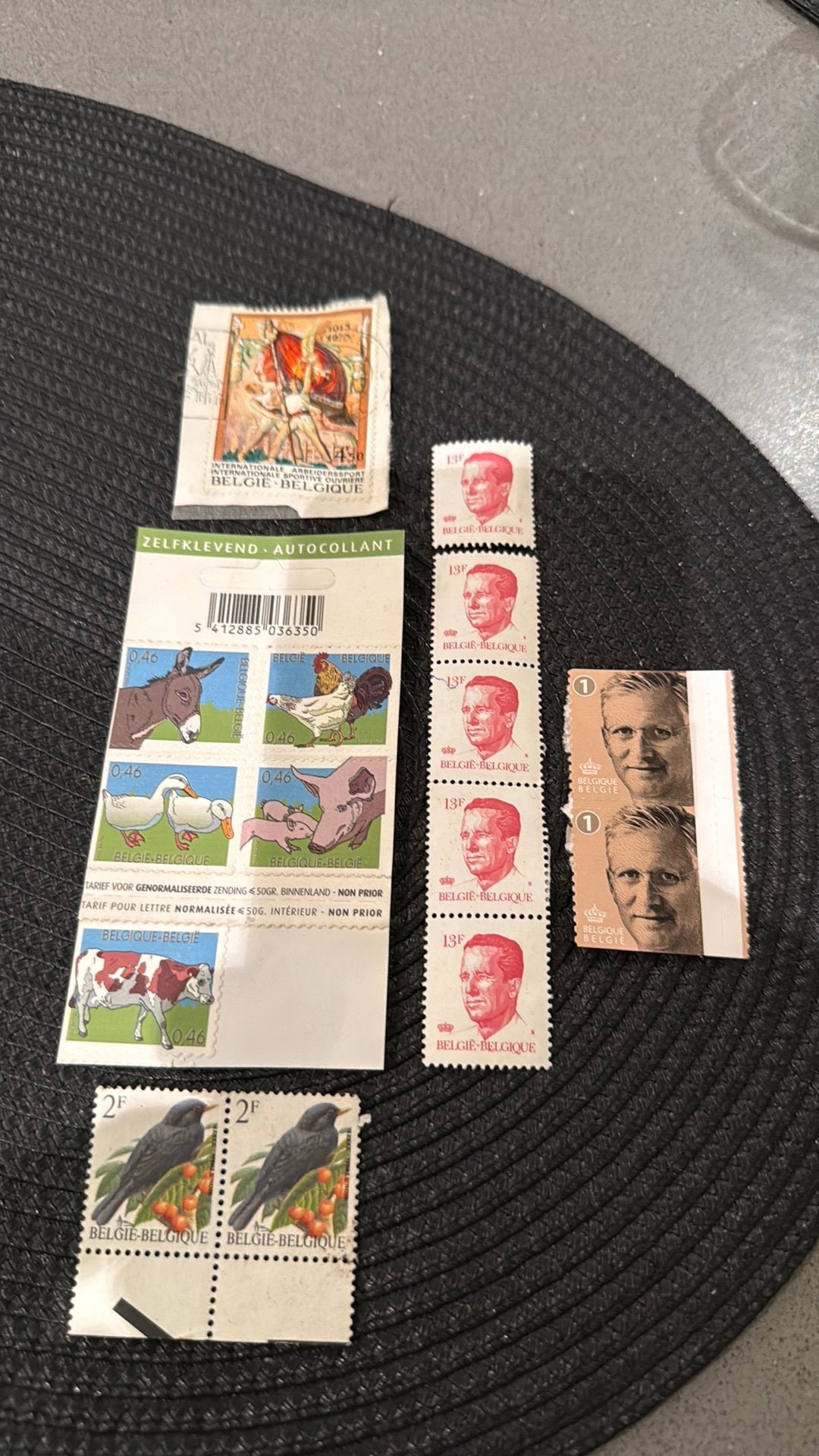 Timbres de Belgique, Enlèvement ou Envoi, Non oblitéré, Neuf