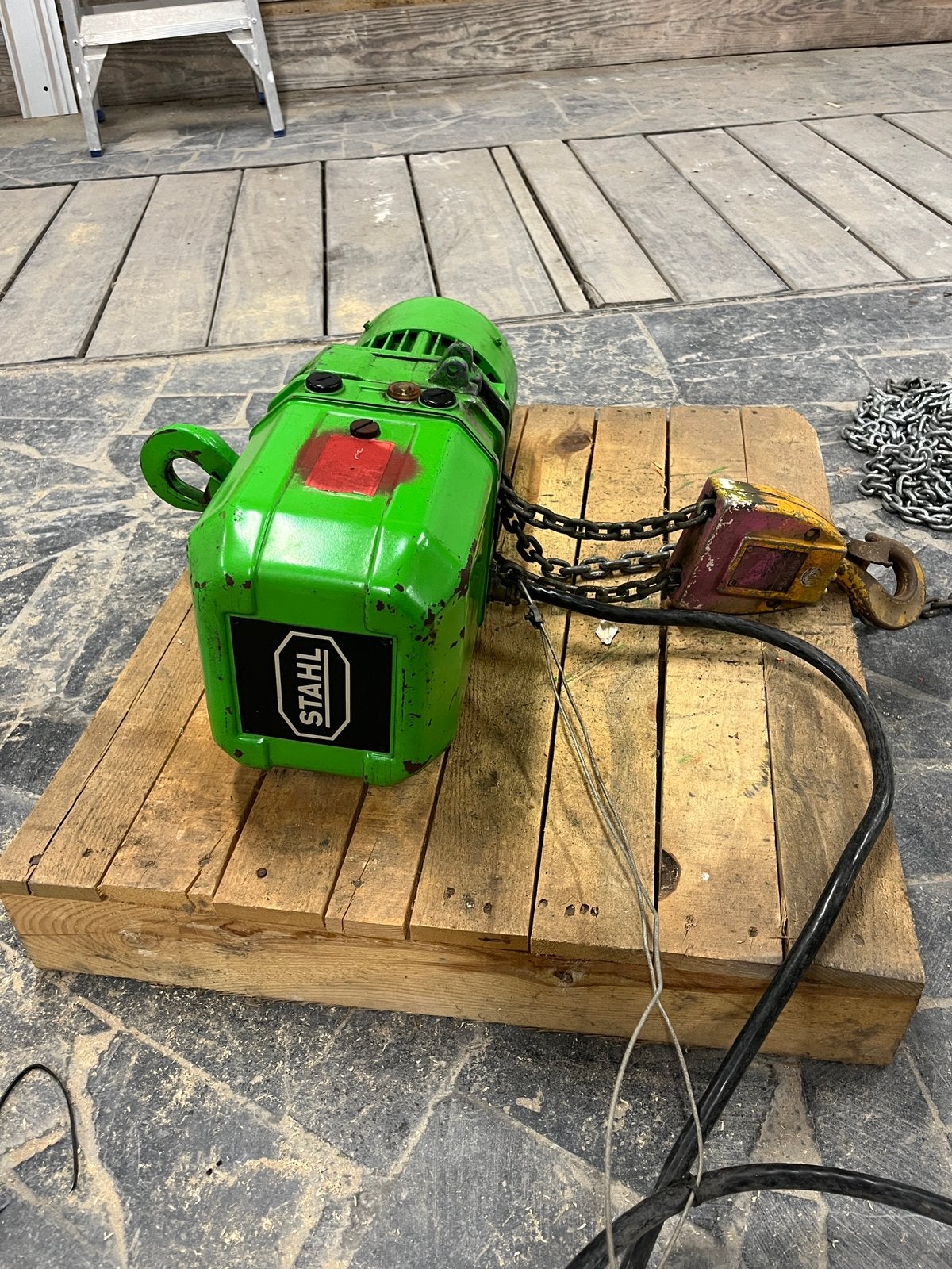 Elektrische takel, Ophalen, Gebruikt, Elektrisch