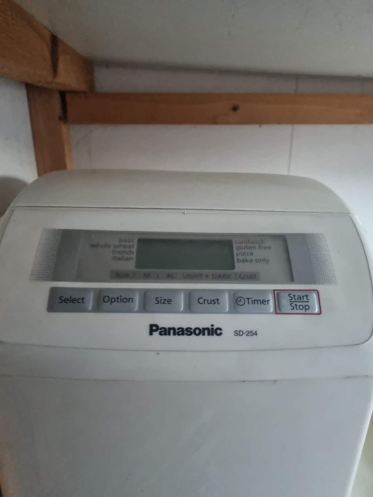Machine à pain, Elektronische apparatuur, Broodbakmachines, 800 tot 1200 gram deeg, Ophalen, Gebruikt, Met timer