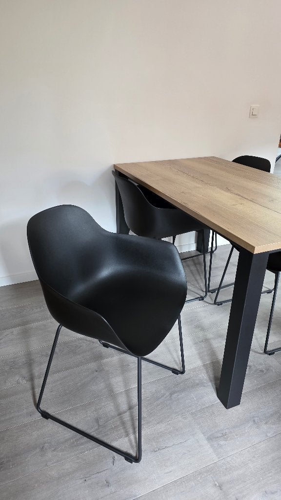 Keukentafel, Huis en Inrichting, Ophalen, Eikenhout, 100 tot 150 cm, 50 tot 100 cm