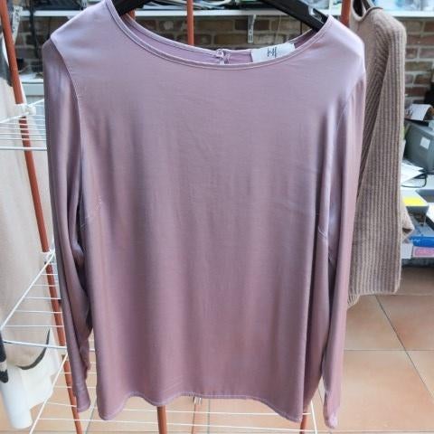 Blouse paars glans Jeff mt 40, Kleding | Dames, Maat 38/40 (M), Jeff, Paars, Nieuw