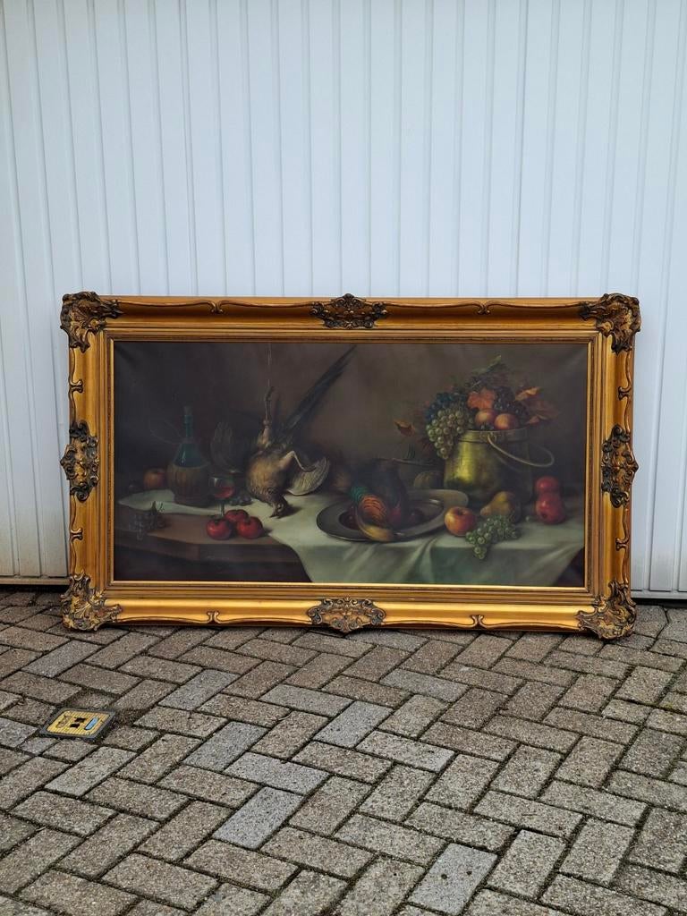 Schilderij kader breedte 1,6 m hoogte 94cm, Antiek en Kunst, Ophalen