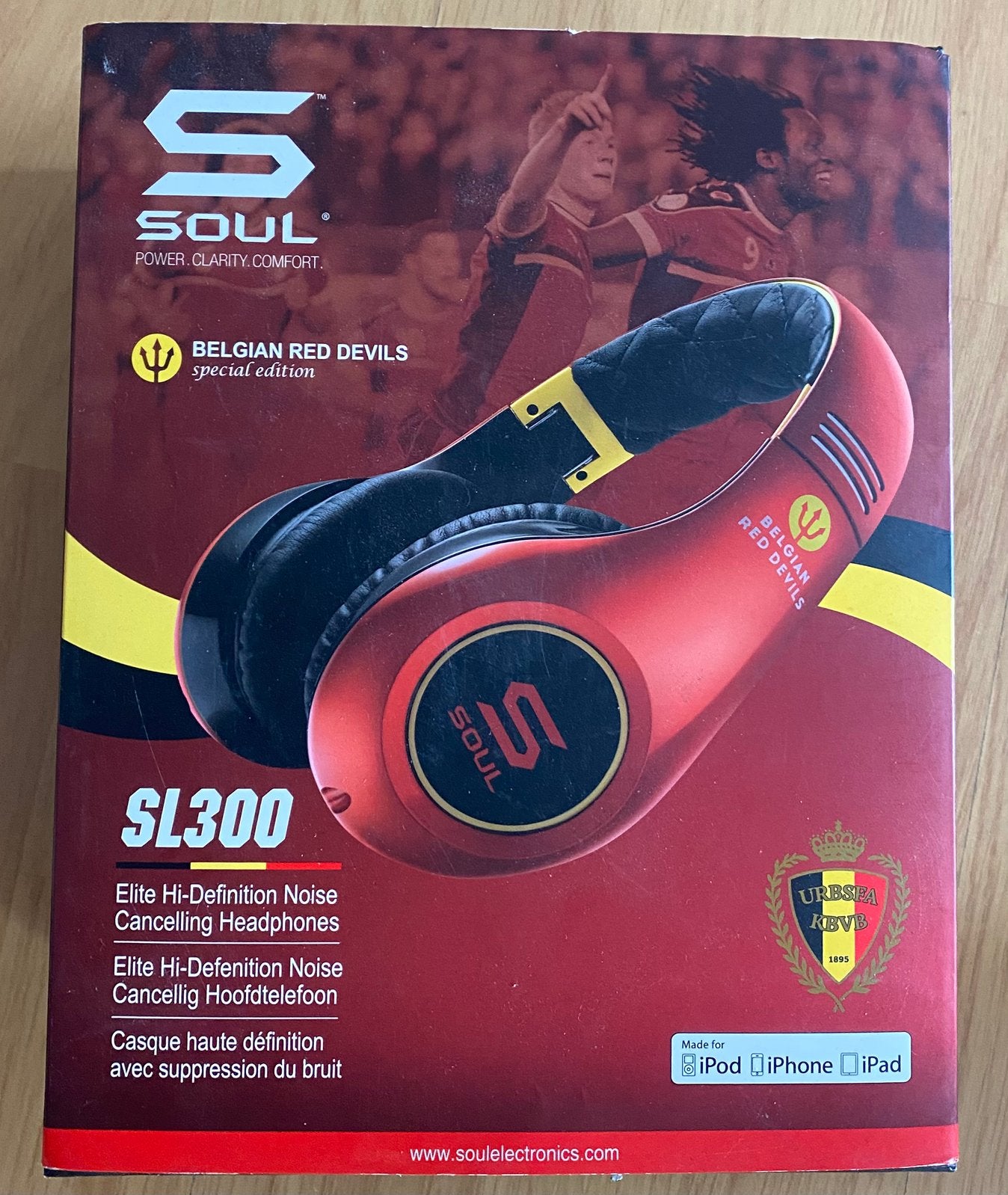 De SL300 - Red Devils Edition koptelefoon- UNIEK!, Computers en Software, Headsets, Ophalen, Mute-functie, Nieuw