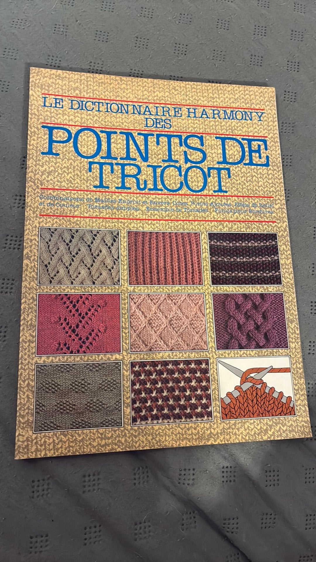 Le dictionnaire harmony des points de tricot, Livres, Enlèvement ou Envoi, Comme neuf