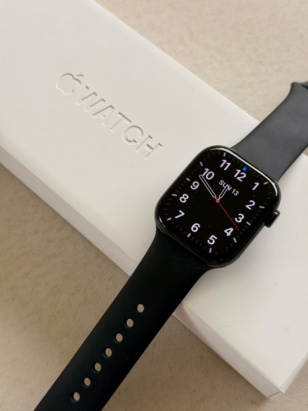 Apple Watch series 10 - Jet Black 42mm S/M - GPS, Zwart, IOS, Ophalen of Verzenden, Zo goed als nieuw