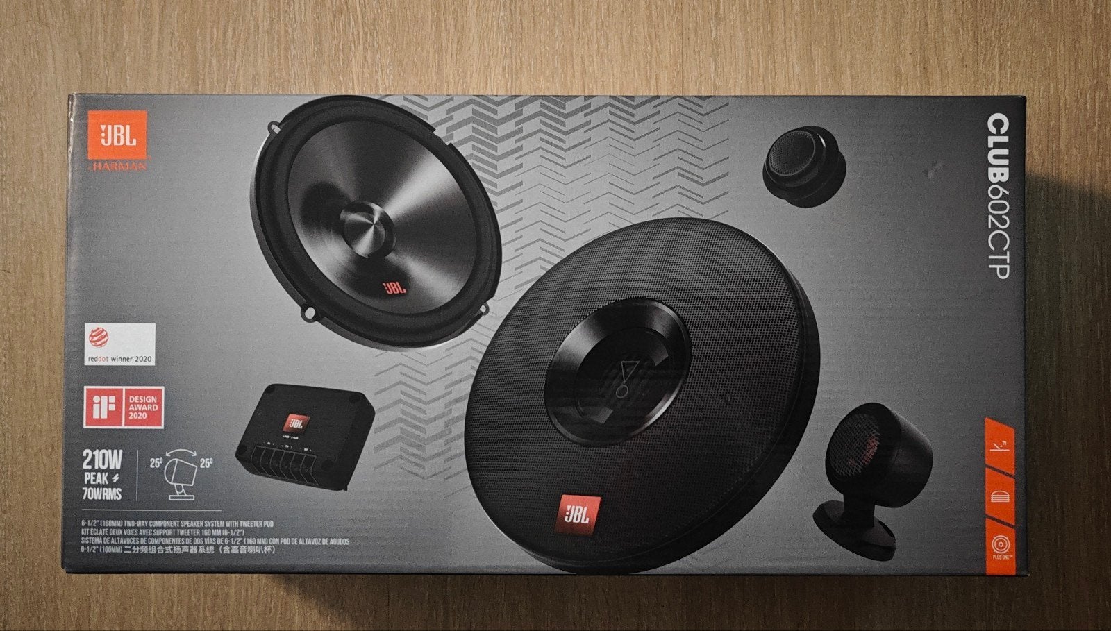JBL CLUB602CTP auto speakers, Ophalen, Nieuw