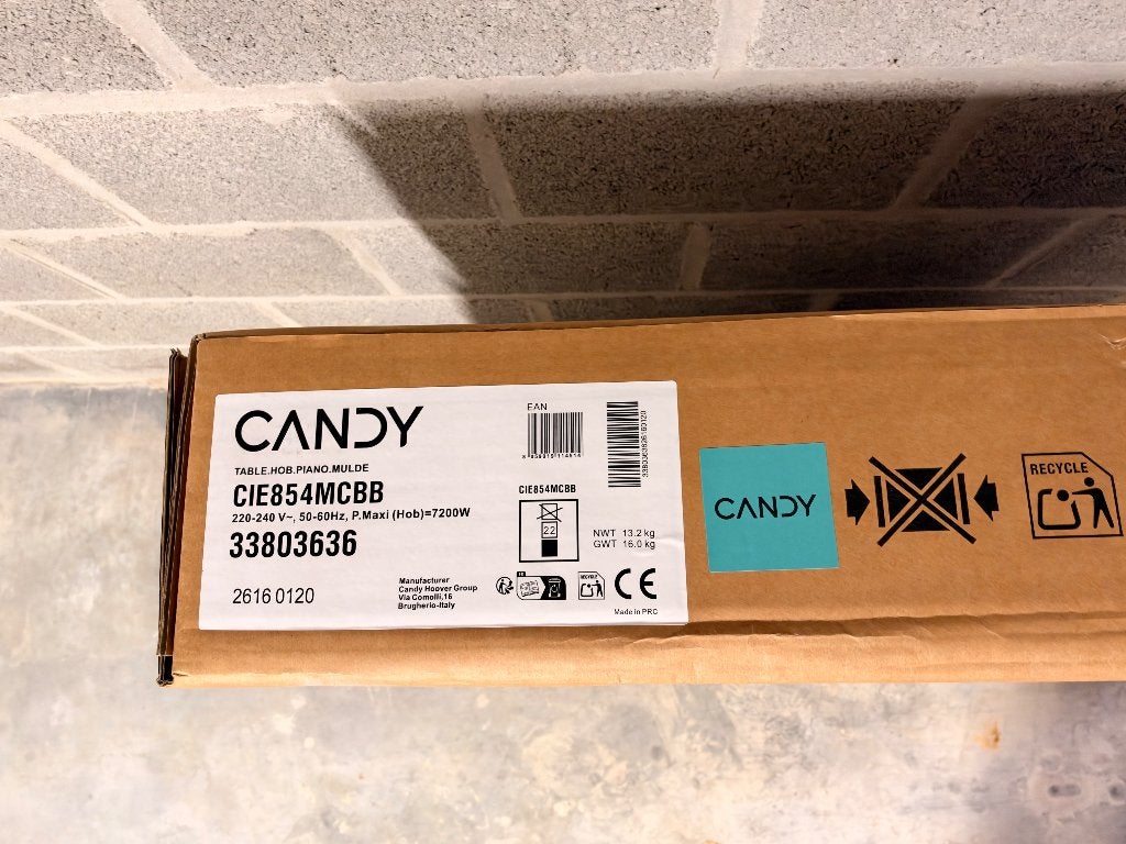 Induction Candy CIE854MCBB 80cm NEUVE, jamais déballée, Electroménager, Neuf, Enlèvement, À Poser, Induction