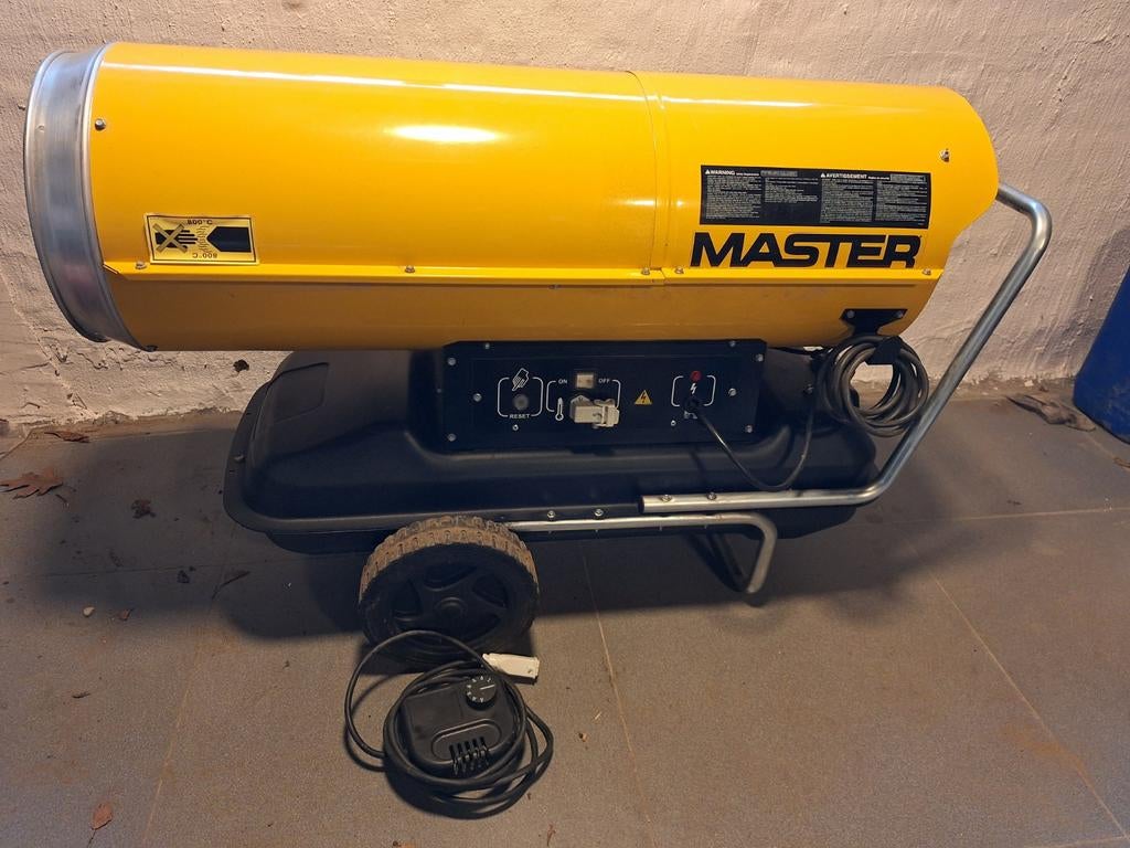 Master warmtekanon. Groot model, Ophalen