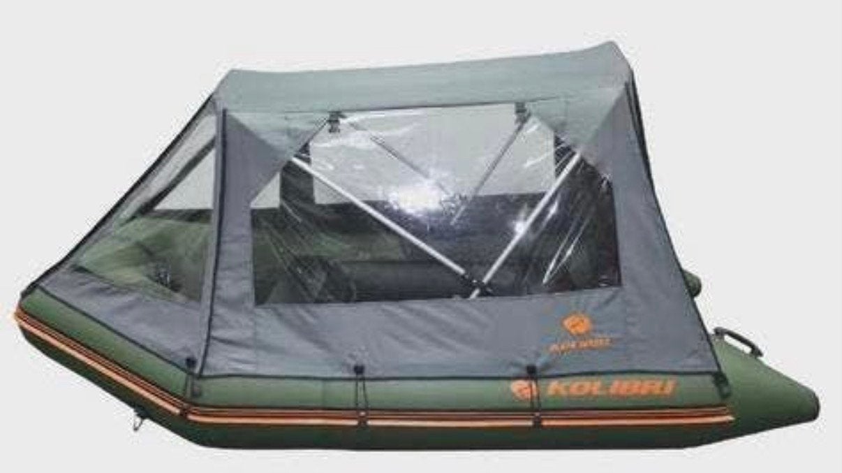 Opblaasbare boot Kolibri KM-330 met tent - zo goed als nieuw, Ophalen of Verzenden, Zo goed als nieuw