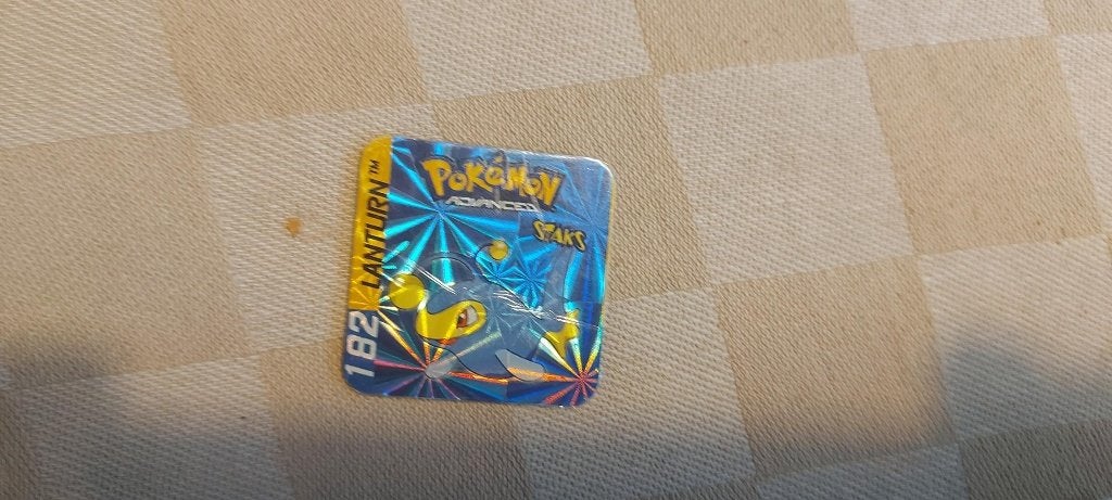 jouet magnétique Pokemon Panini Sticks Holo Lanturn, Enlèvement ou Envoi, Neuf