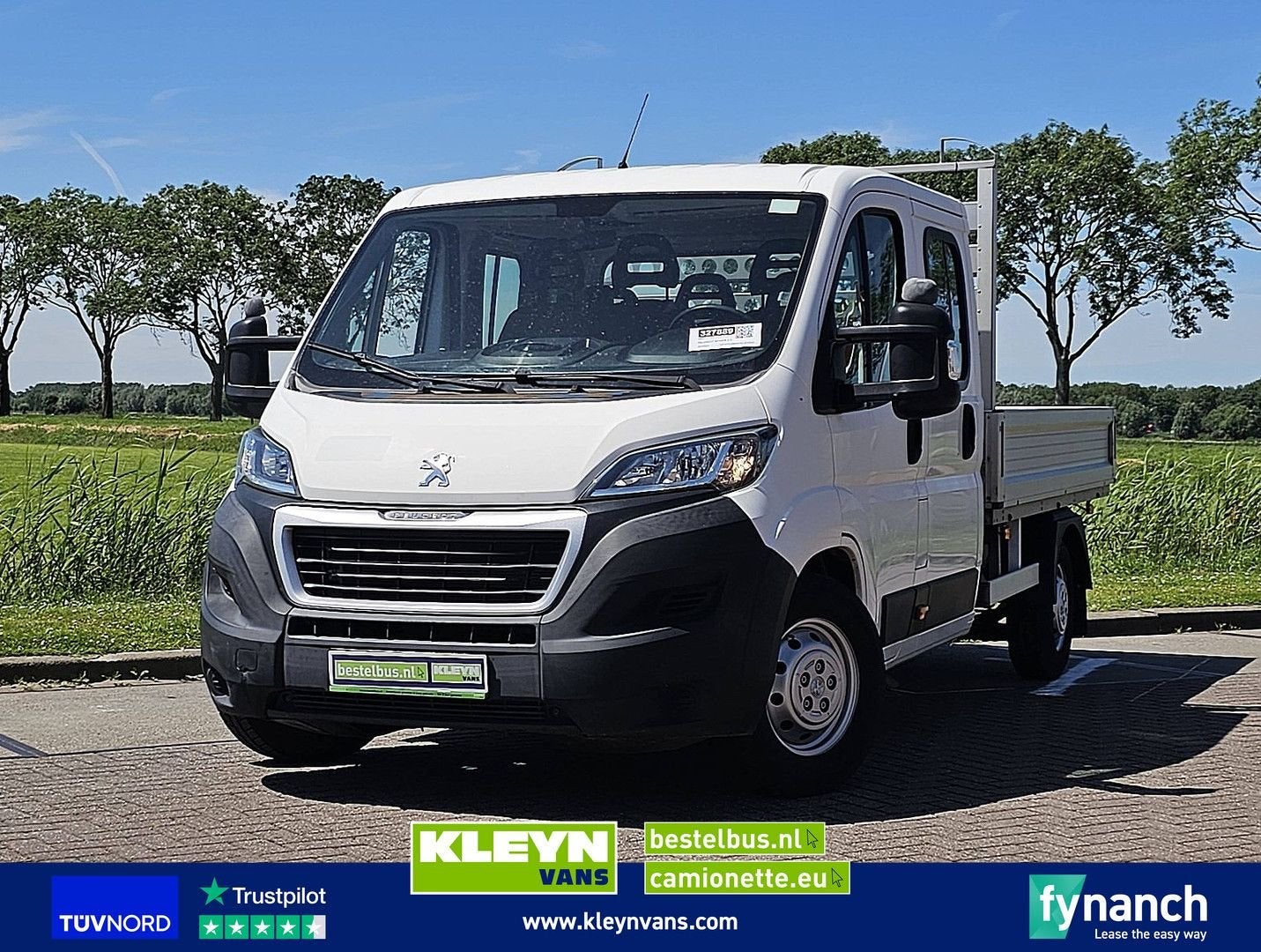 Peugeot BOXER 2.0 Dubbele Cabine L3 AC, Auto's, Bestelwagens en Lichte vracht, Wit, Bedrijf, Te koop, Navigatiesysteem