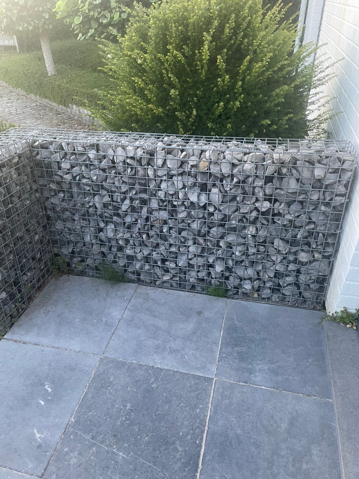 Korven met stenen, Enlèvement, Utilisé, Gris, Rocher