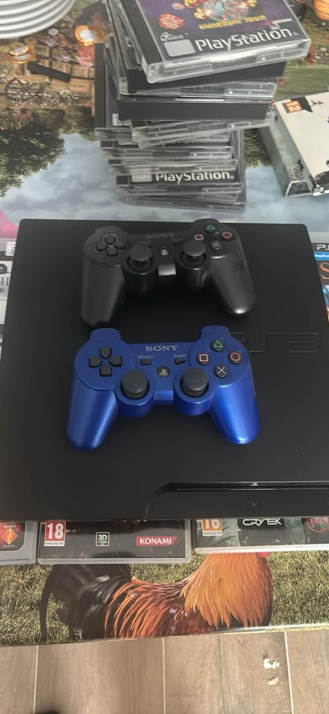 Ps3 met 9 games en move controllers etc, Consoles de jeu & Jeux vidéo, Consoles de jeu | Sony PlayStation 3, Enlèvement, Utilisé