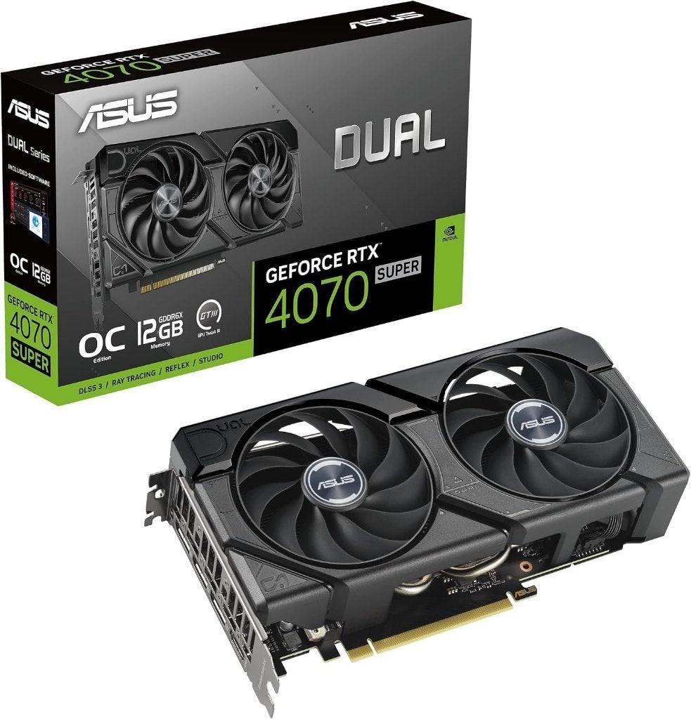 ASUS Dual GeForce RTX 4070 Super Evo OC-editie, Ophalen of Verzenden, Zo goed als nieuw, Nvidia, HDMI