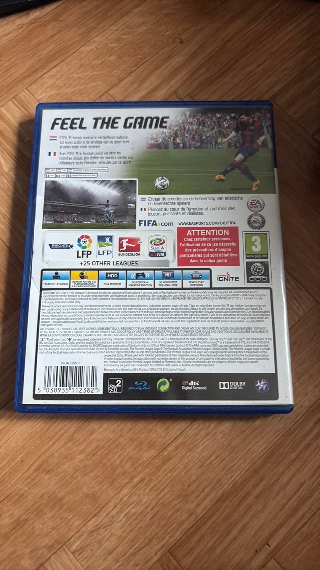 BE-PS4-013110, Envoi, Sport, À partir de 3 ans