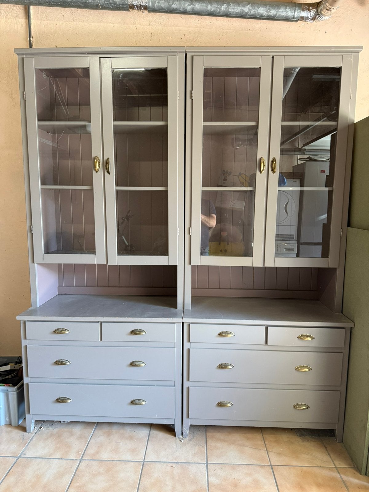 2 mooie buffetkasten, Huis en Inrichting, Ophalen, Gebruikt, Met deur(en), Glas