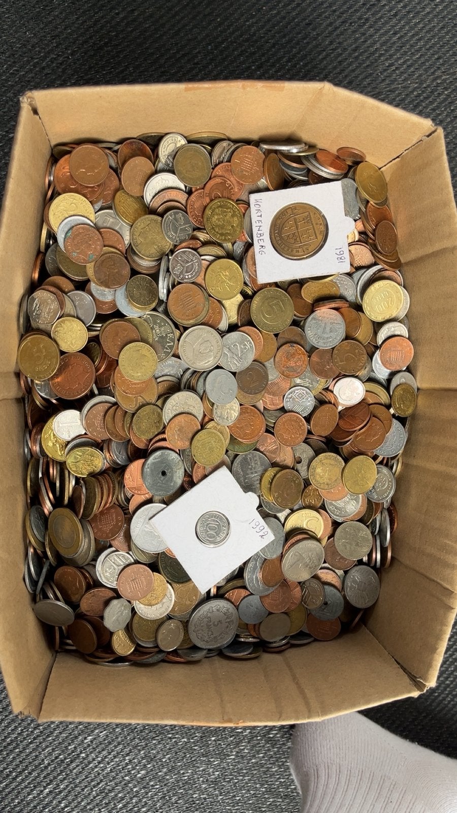 Collection de pièces du monde provenant du grenier de 4 kg, Enlèvement ou Envoi, Monnaie