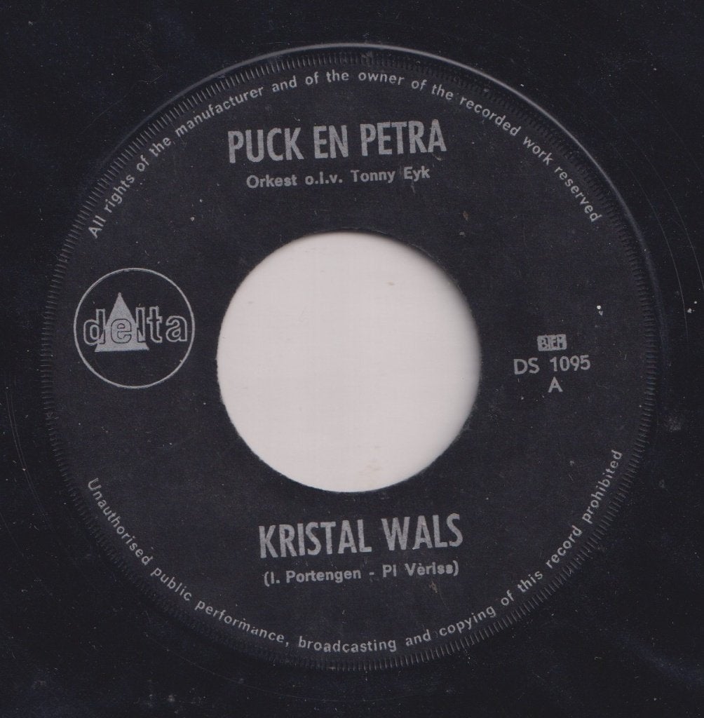 Puck en Petra – Kristal wals / In die ouwe carrousel - Singl, Ophalen of Verzenden, Gebruikt, 7 inch, Nederlandstalig