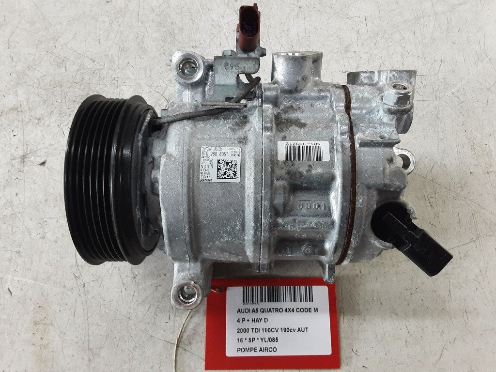 COMPRESSEUR CLIMATISATION A5 Quattro (B8C / S) (8T0260805T), Auto-Union-Straße  1,
85057  Ingolstadt, DE, Info@audi.de, Audi, Utilisé