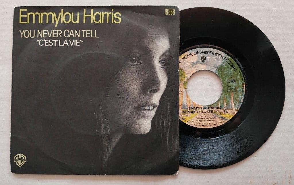 EMMYLOU HARRIS - (You never can tell), C'est la vie (45t), Cd's en Dvd's, Ophalen of Verzenden, Zo goed als nieuw, 7 inch, Country en Western