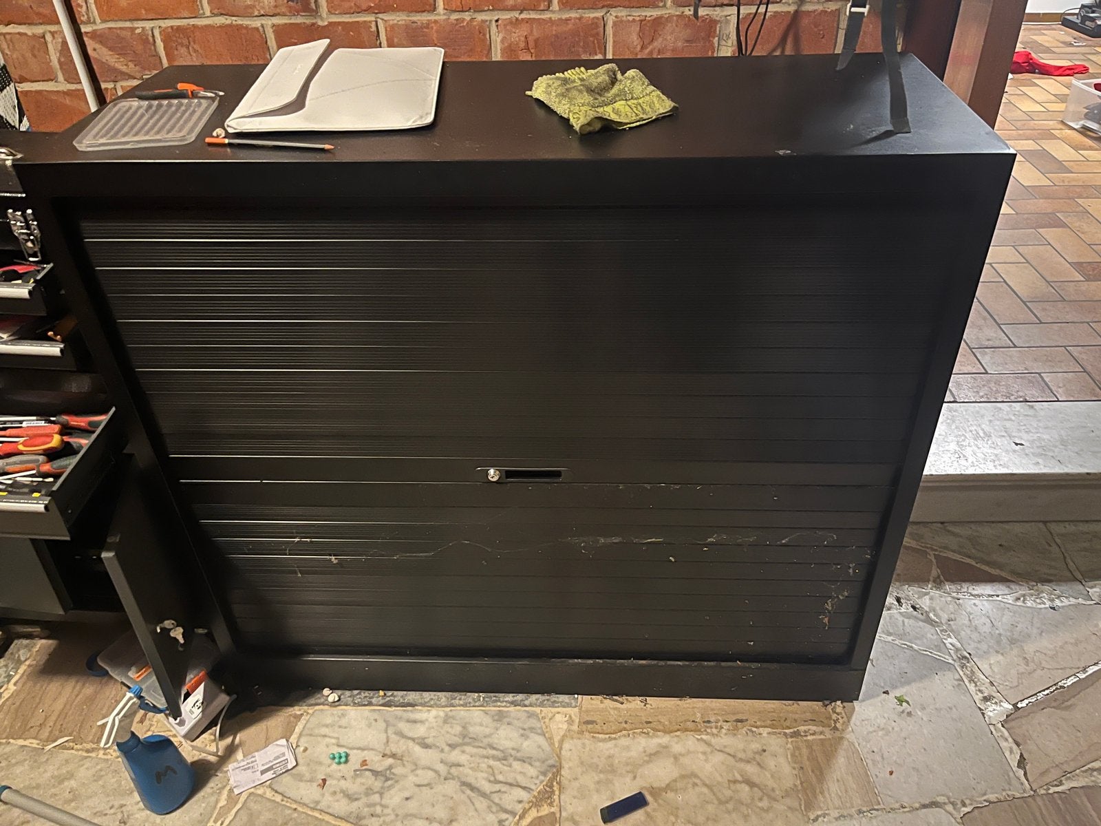 Armoire métallique de stockage, Jardin & Terrasse, Enlèvement, Comme neuf
