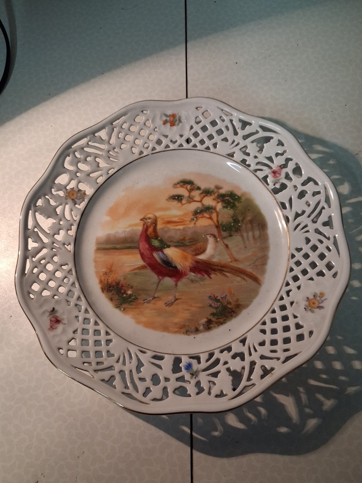 decoratief bord fazanten, Ophalen of Verzenden