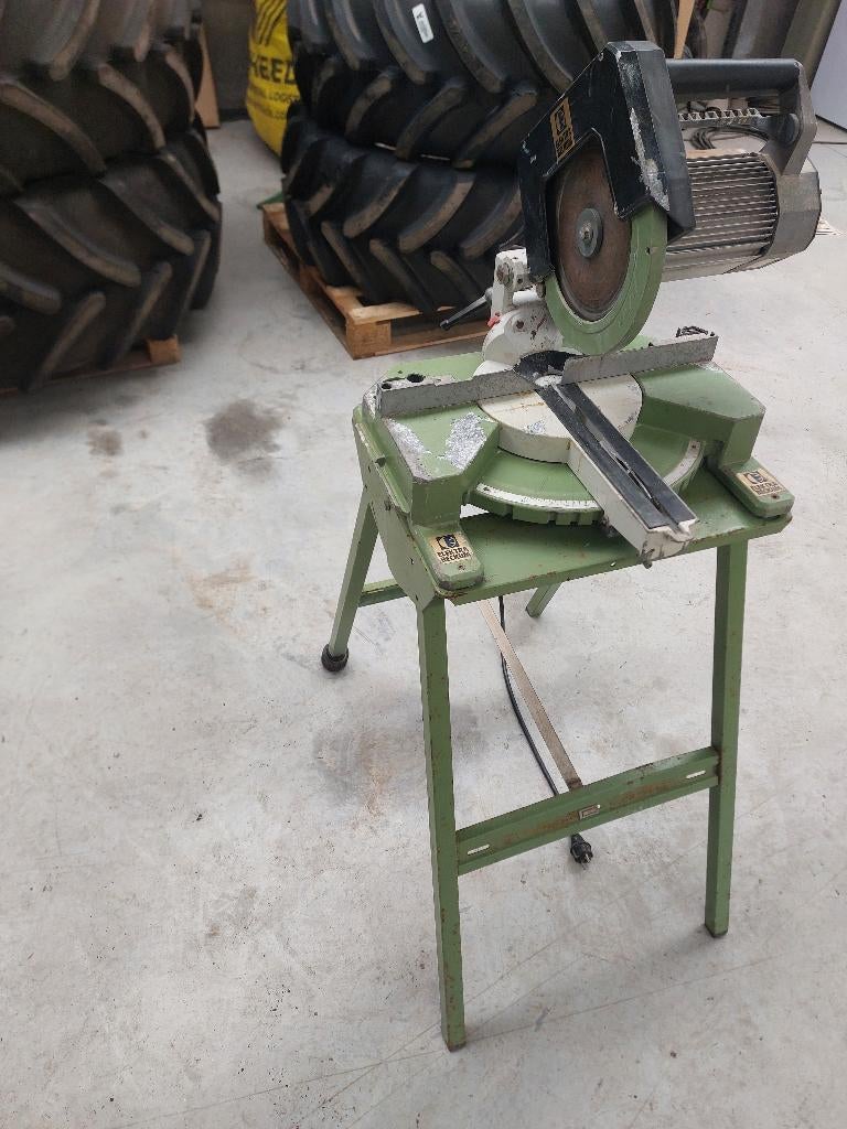 Elektra Beckum afkortzaag + origineel statief, Doe-het-zelf en Bouw, Ophalen, Elecktra Beckum, Gebruikt, Afkortzaag