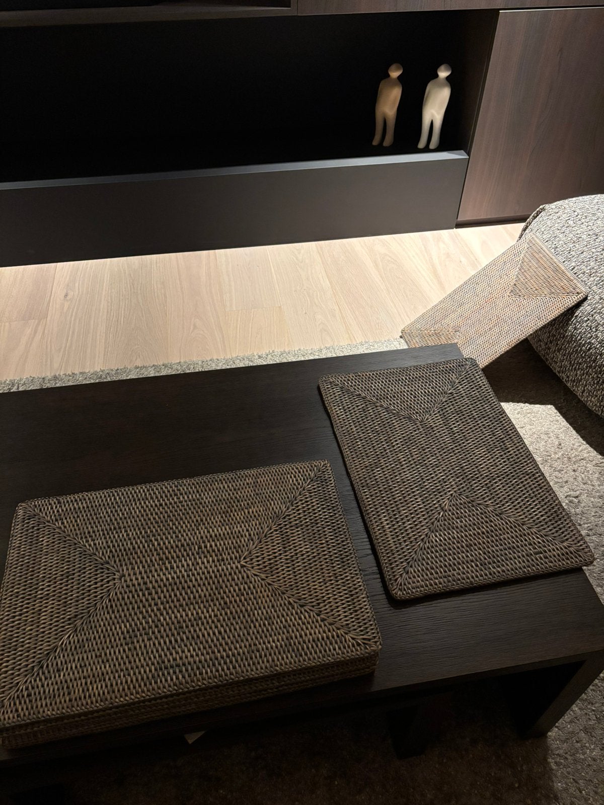 Rieten placemats, Enlèvement, Comme neuf