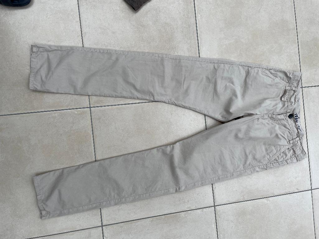 Beige broek CKS 16 JAAR, Kinderen en Baby's, Kinderkleding | Maat 176, Ophalen, Broek