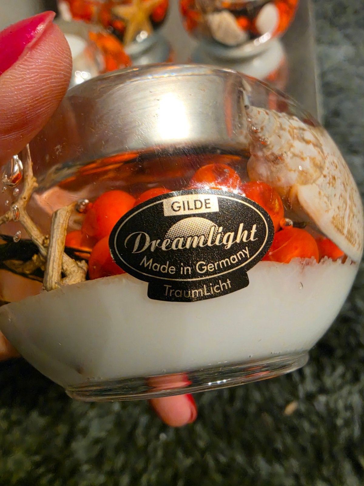 4 Dreamlight theelichthouders, Overige merken, Waxinelichthouder, Nieuw, Oranje