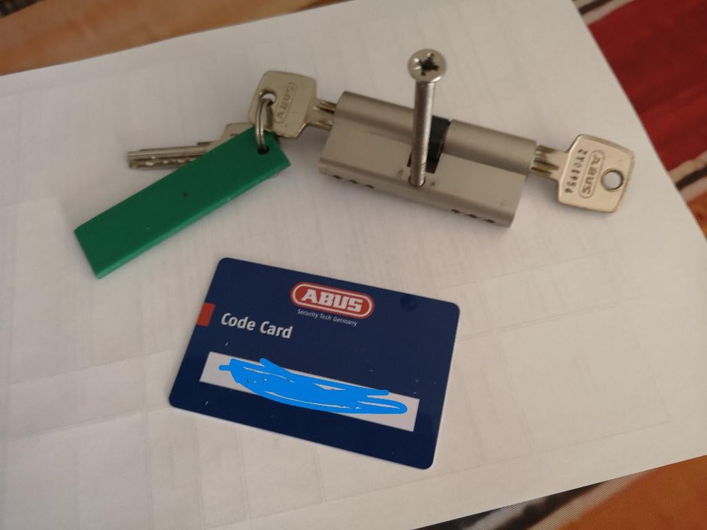 Cylindre de serrure Abus, Enlèvement, Neuf