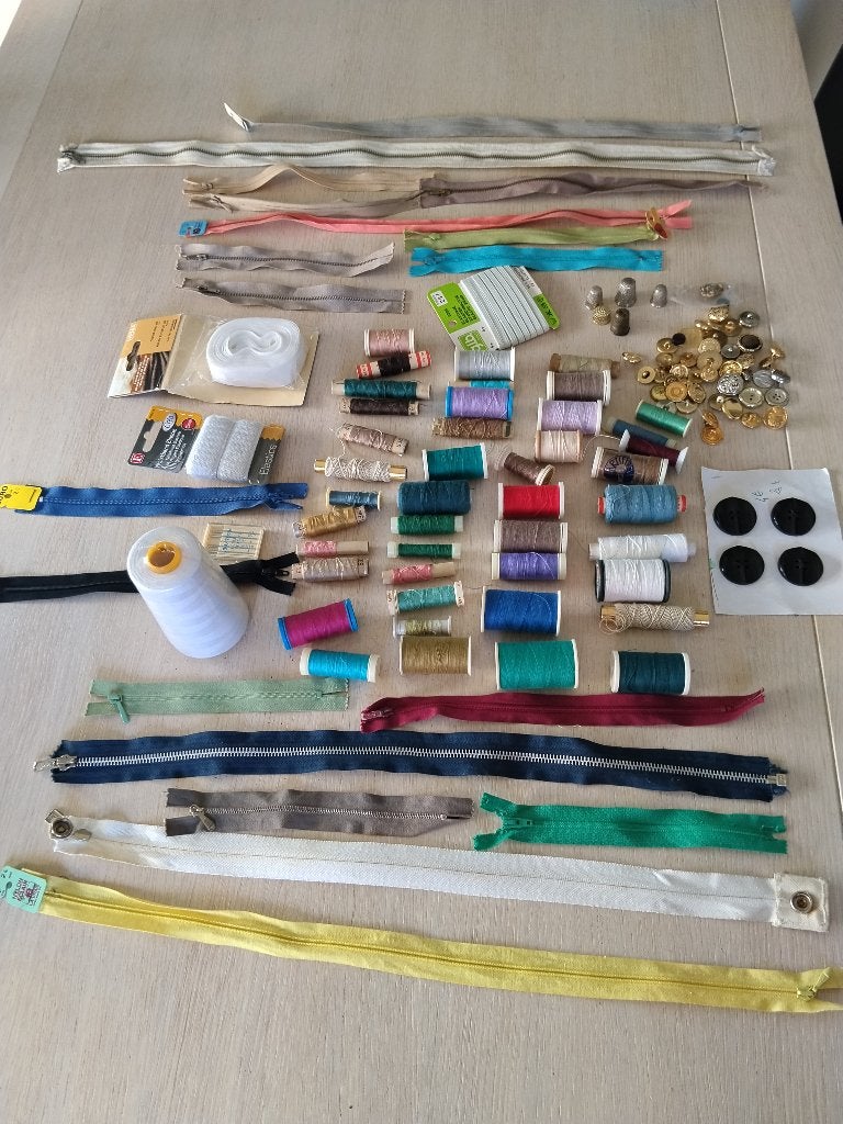 Pakket naaigerief, Ophalen of Verzenden, Zo goed als nieuw