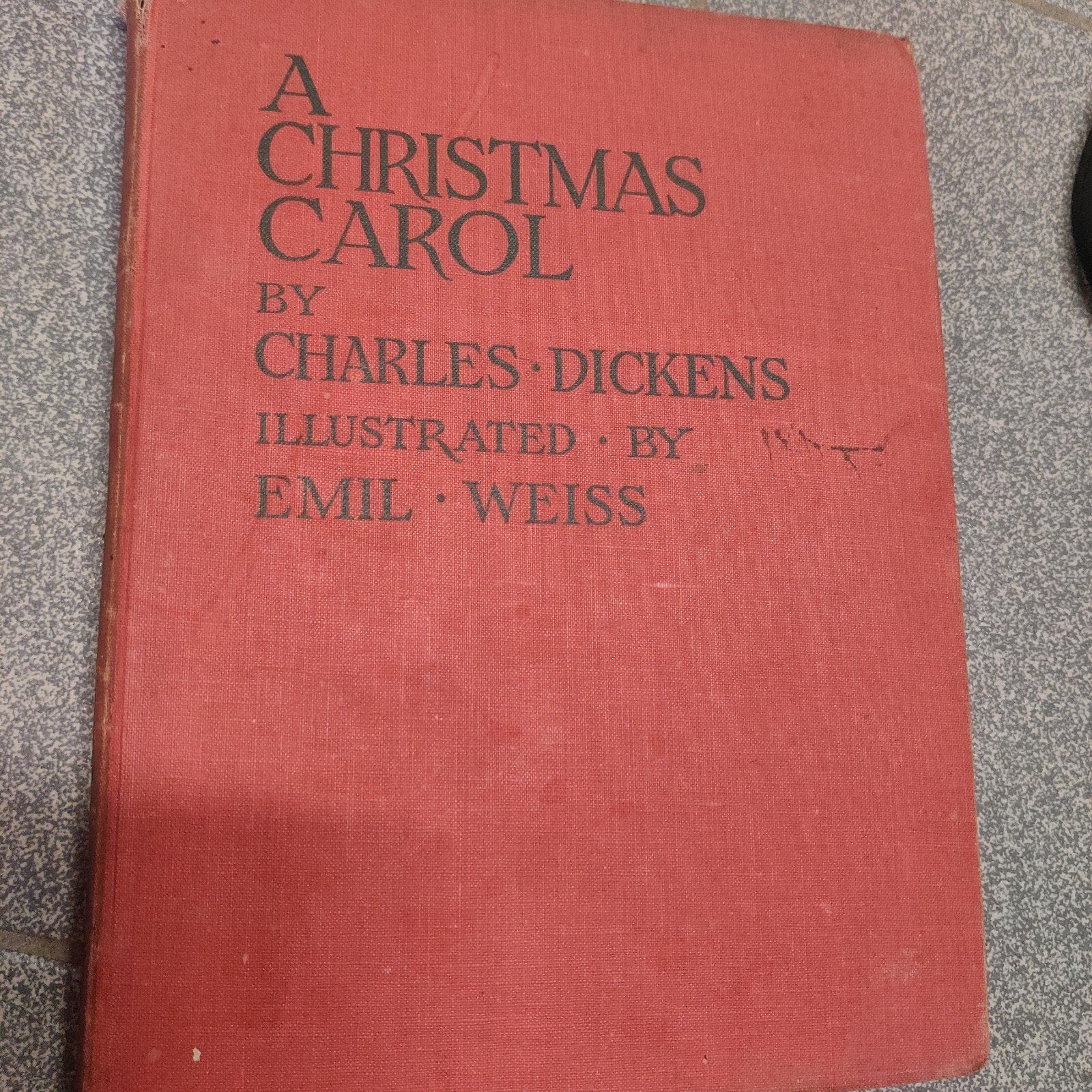 Boek A Christmas Carol van Charles Dickens antiek, Boeken, Ophalen of Verzenden