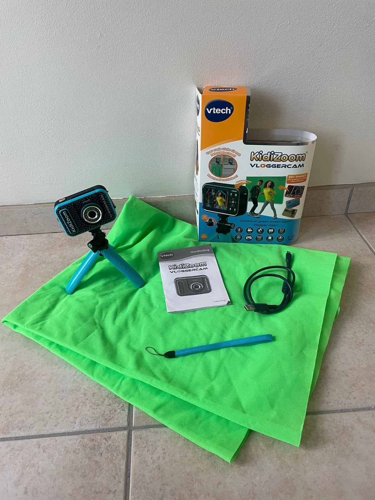 VTech KidiZoom VloggerCam (Blauw) – in originele doos, Enlèvement ou Envoi, Comme neuf