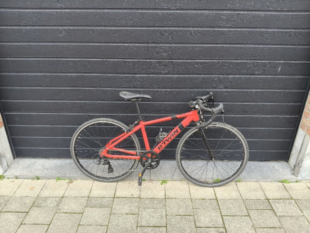 Decathlon kinderracefiets, Fietsen en Brommers, Minder dan 10 versnellingen, Gebruikt, 26 inch, Aluminium
