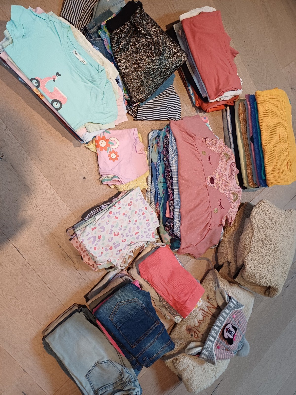 kinderkleding meisje maat 98 tem 110, Ophalen, Gebruikt, Overige maten